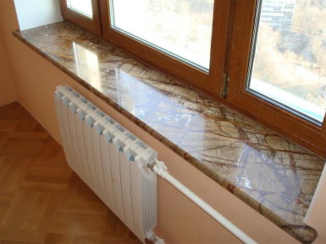 Подоконник из натурального камня