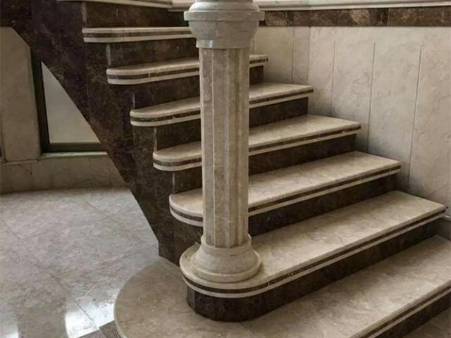 Каменная лестница для помещений